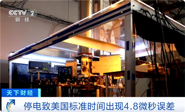一场大风致停电 美国标准时间慢了4.8微秒
