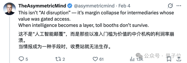 Claude一个插件吓哭华尔街 软件公司集体暴跌 2万亿元一日蒸发